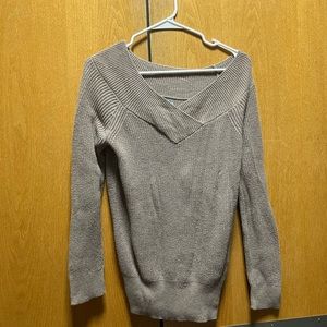 Brown Crochet Sweater
